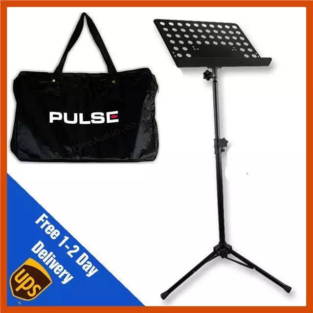 Heavy Duty Orchestral Lectern Conductor Sheet Music Stand Tripod Base + FREE BAG