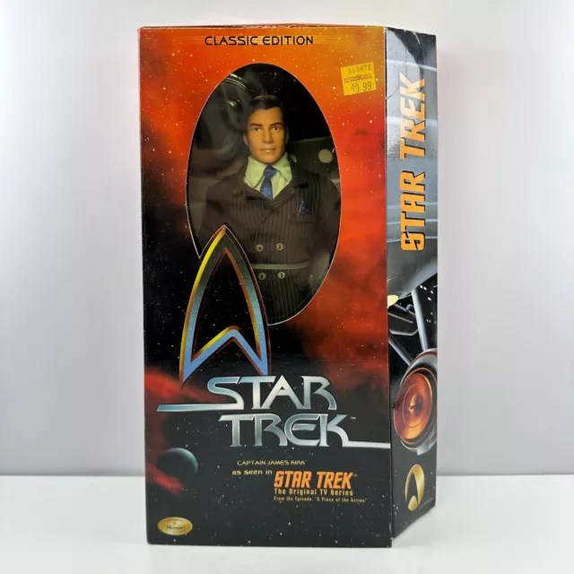 Vintage 1999 Playmates Star Trek Classic Edition 12" CAPTAIN JAMES KIRK MISB