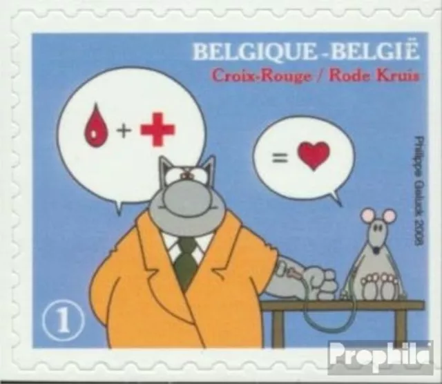 Belgique 3795Dr (complète edition) neuf avec gomme originale 2008 Rouge Cross