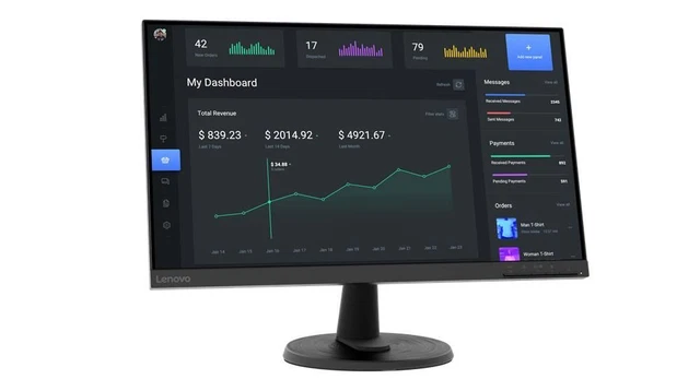 Lenovo D24-40 Computerbildschirm 60,5 cm (23.8") 1920 x 1080 Pixel Full HD LED