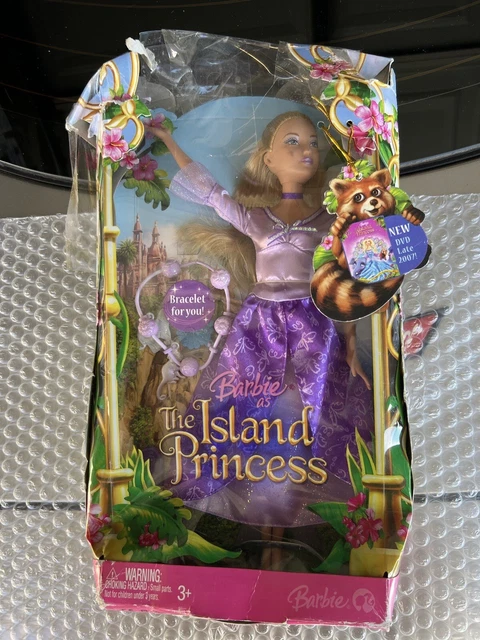 2007 Barbie - The Island Princess - Rosella - L1147- Purple Dress Bracelet