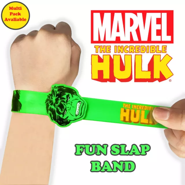 2) 4 Pack Marvel Universe Birthday Party Slap Ruler Bracelets New | eBay