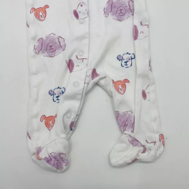 Carters Baby Girl 3 Months Dog Snap Close Cotton Sleep & Play One Piece 1248 3