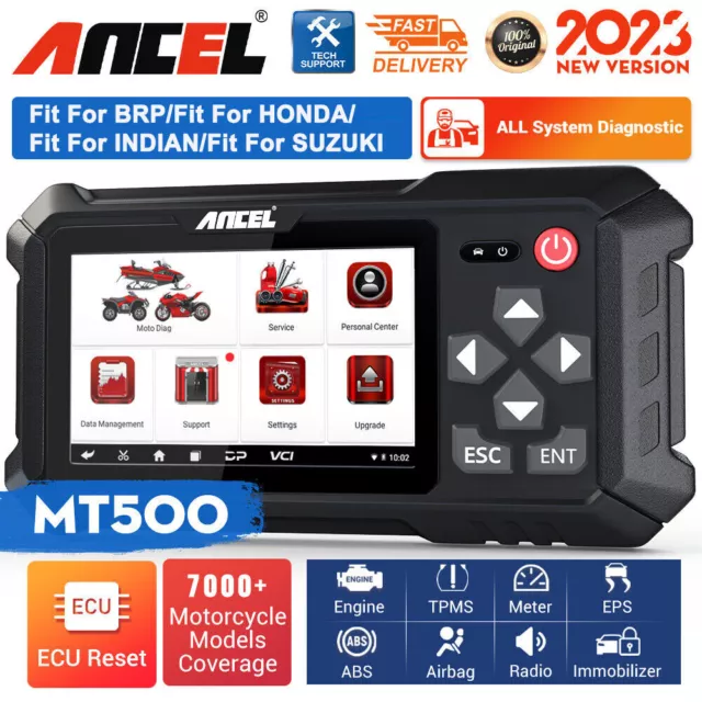 ANCEL MT500 PROFI Motorrad Diagnosegerät OBD2 Scanner Für BMW DUCATI KTM Honda