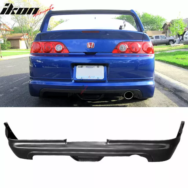For 05-06 Acura RSX 2DR Mugen Style PU Rear Bumper Lip Diffuser Spoiler Splitter