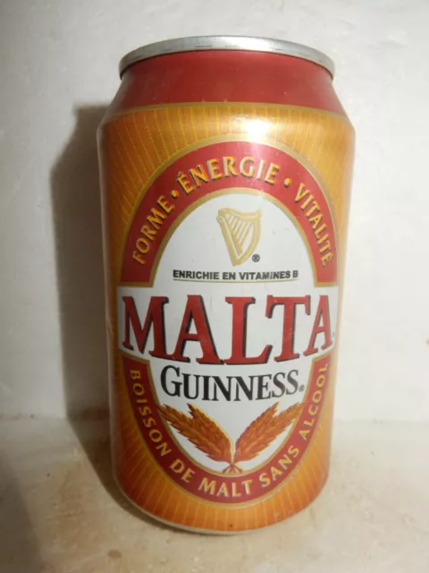 GUINNESS Malta Beer can from TOGO (330ml) Empty !!  02