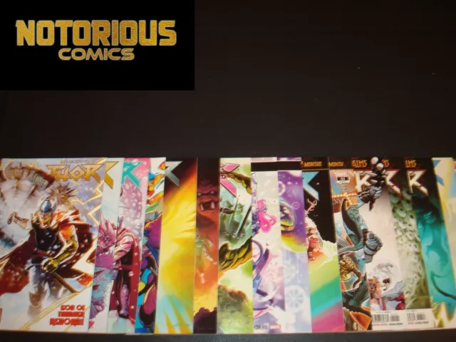 Thor 1-16 Complete Comic Lot Run Set War of the Realms Jason Aaron Collection