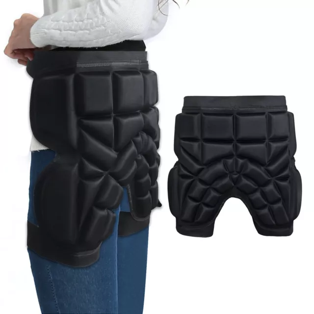Ski Butt Pad Shorts - Protection 3D Impact Adjustable Hip Guard Snowboarding