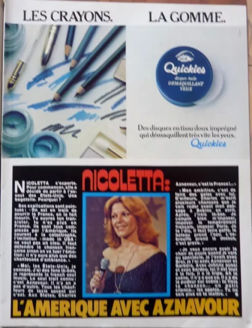 *Nicoletta =  Coupure De Presse 1 Page 1978 / Clipping