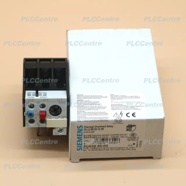 1PC New 3UA5040-0G For Siemens Thermal overload relay 0.4-0.63A Free Shipping