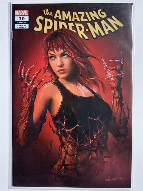 Amazing Spider-Man 30 Comixposure Mj Carnage Variant Nm Near Mint Marvel