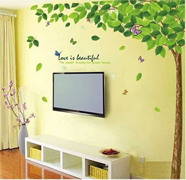 Bestselling Leaves Tree Wall Sticker PVC Vinyl, 90 cm x 60 cm Home Decor Pack 1
