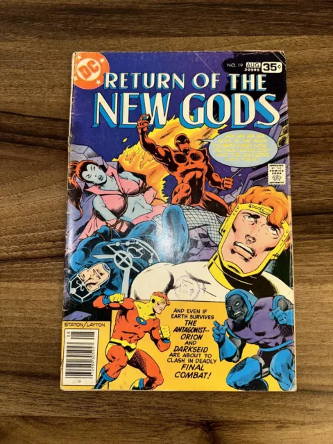 Comic Book Return of the New Gods #19 Darkseid! Orion Jezebelle 1978