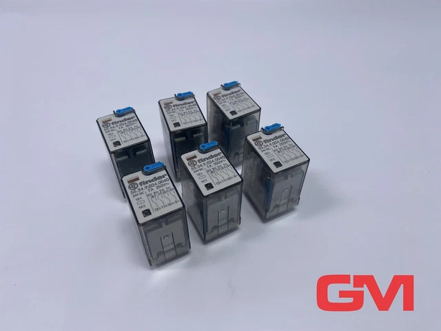 VE 6x relè a spina miniatura Finder 55.34.9.024.0040 relè 24 V DC 7 A 250 V