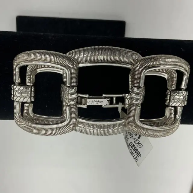 Brighton Silver Tone Chain Statement Bracelet