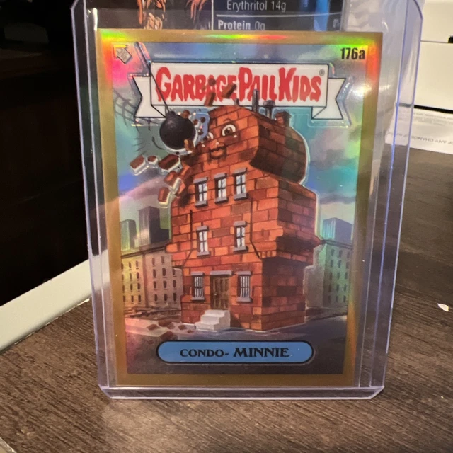 2022 Topps Garbage Pail Kids Chrome Series 5 Gold REFRACTOR Condo-Minnie 34/50