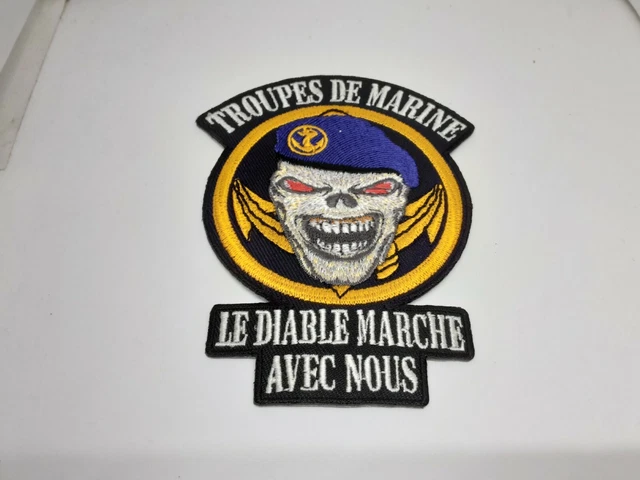 Patch Brodé Thermocollant France Militaire - 9x6,4 Cm, Blason Forces Spéciales, Pour Vêtements Et Sacs