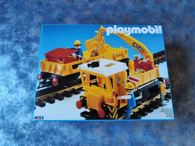 Playmobil 4053 Bau- Arbeitszug Spur G Lok Zug auch für LGB Eisenbahn OVP