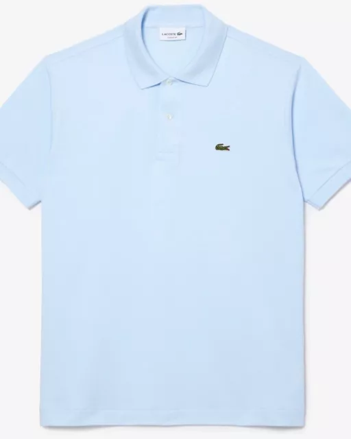 Lacoste Sport Polo Shirt Men’s Size Large  Light Blue Short Sleeve