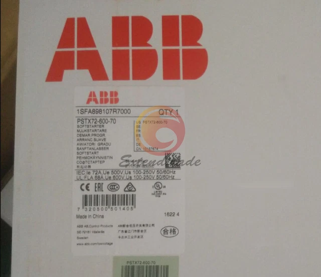 1PCS ABB PSTX72-600-70 1SFA898107R7000 Weich Starter