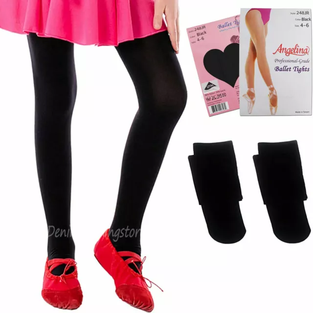 PROFESSIONAL BALLET DANCE Tights Convertible Imucci Large 8-14Y Thin Pink  $9.99 - PicClick