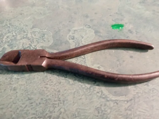Vintage Kraeuter Industrial Tools 4501-5 Diagonal Side Cutting Pliers USA Tool
