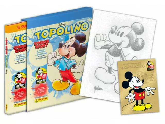 Topolino 90 Sticker Story “Golden Years” Limited 1000 Copie Walt Disney Mickye