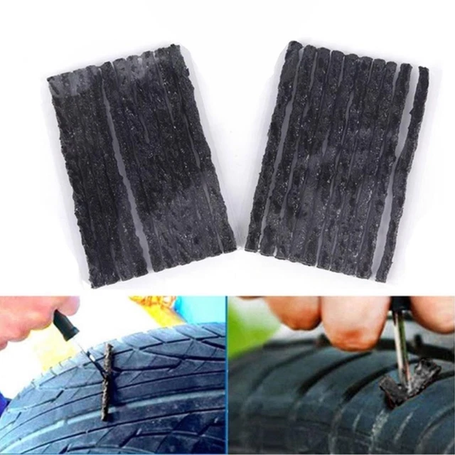 10pc/piece Tubeless Seal Strip Plug Bike Car Tire Repair Tools Pun V2A0 F2L4