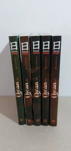 Lot de 5 livres mangas qwan (manga de Aki SHIMIZU)