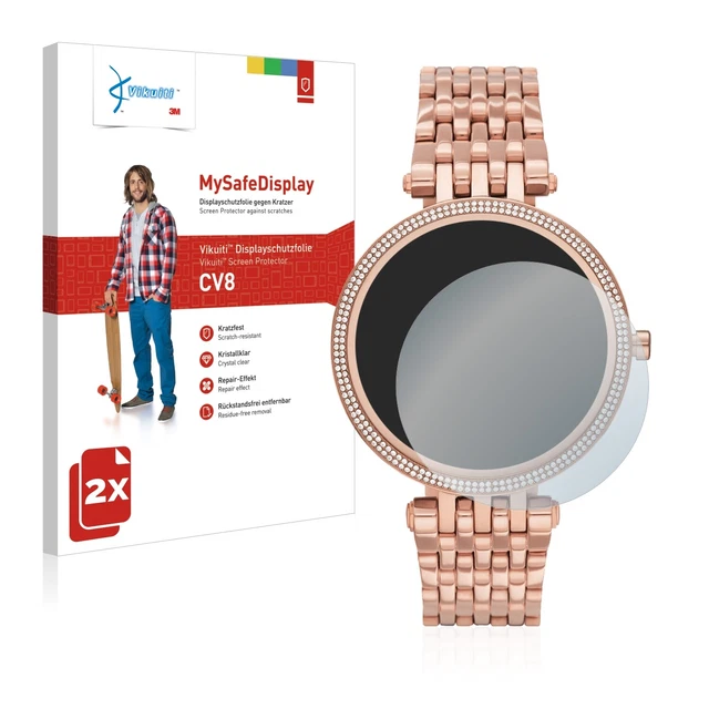 2x Vikuiti Screen Protector CV8 from 3M for Michael Kors Access Darci Gen 5E