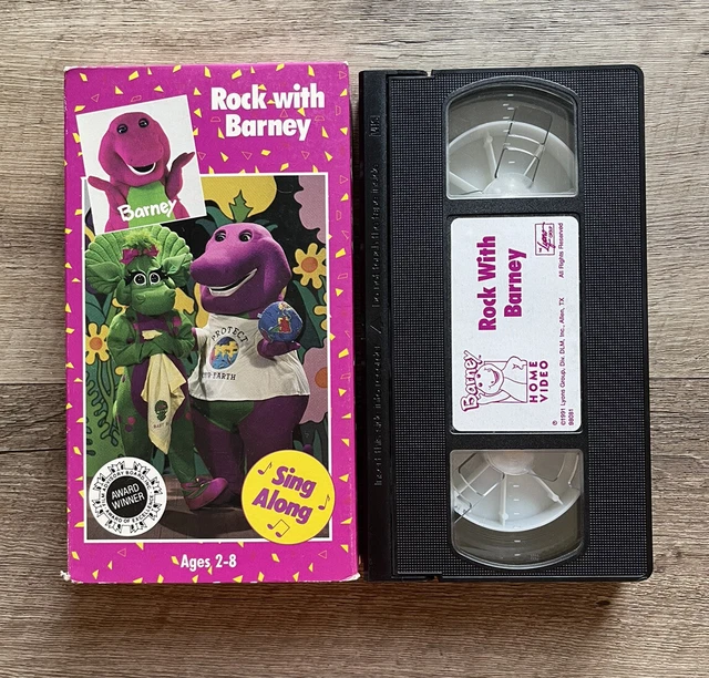 BARNEY & FRIENDS Rock With Barney VHS 1990 Lyons Video Tape Sing Along ...