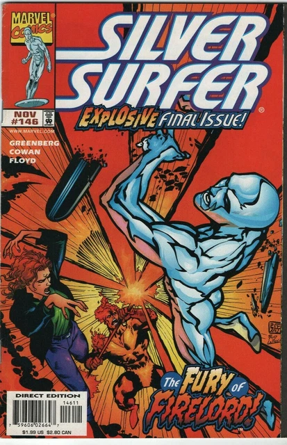 Silver Surfer #146 1998 Marvel Comics Explosive Last Final Issue Low Print