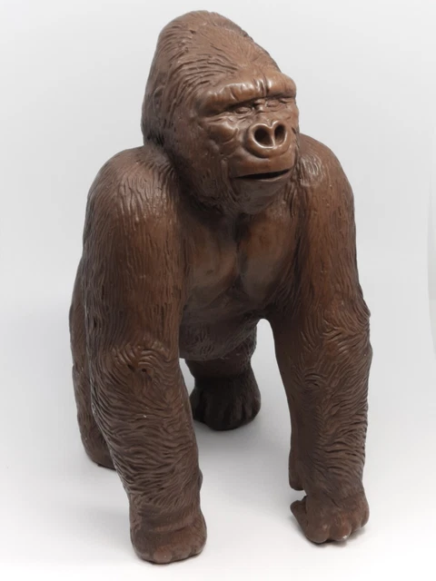 Vtg Silverback Gorilla Ape 12" Sculpture Figurine Rare