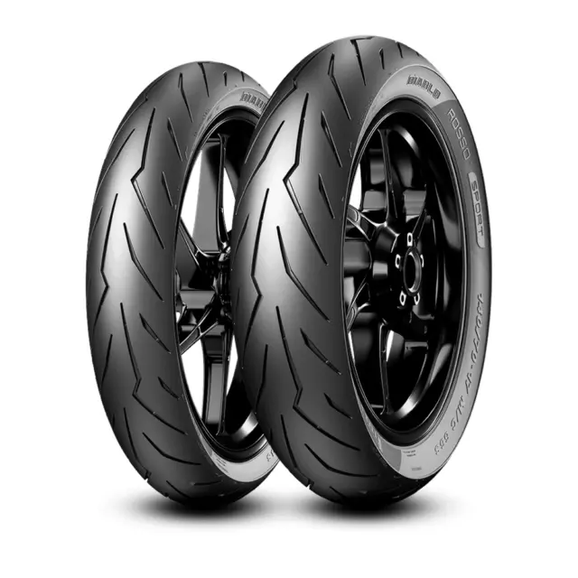 Coppia treno Gomme PIRELLI DIABLO ROSSO SPORT 140/70-17 + 110/70-17