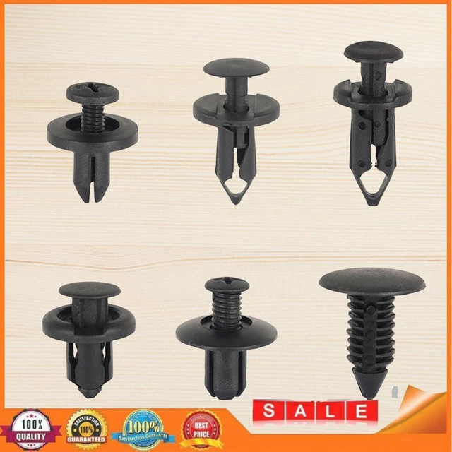 190Pcs Car Retainer Clips Plastic Car Plastic Rivets Fasteners Push Retainer Kit