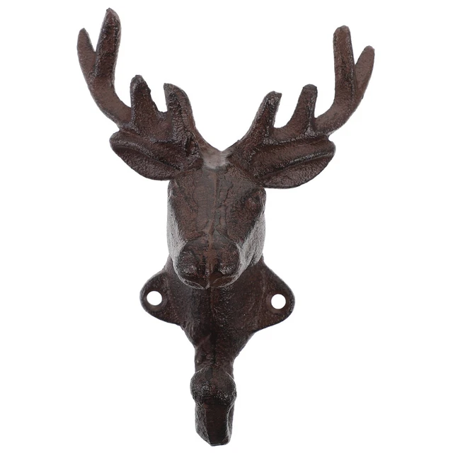 Vintage Antler Hook Retro Wall Hanger Design Clothes Multipurpose
