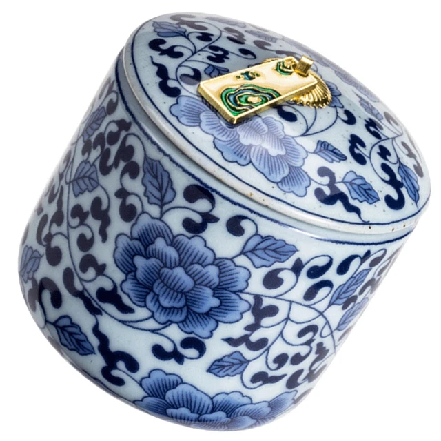 Cartouche de thé en céramique petit pot à bonbon