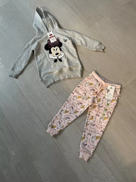 Marks And Spencer Girls Hoodie & Roald Dahl Joggers Age 3-4 Years - BNWT