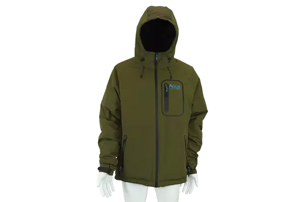 Aqua F12 Jacket Thermal Olive - All Sizes - Carp Fishing Clothing