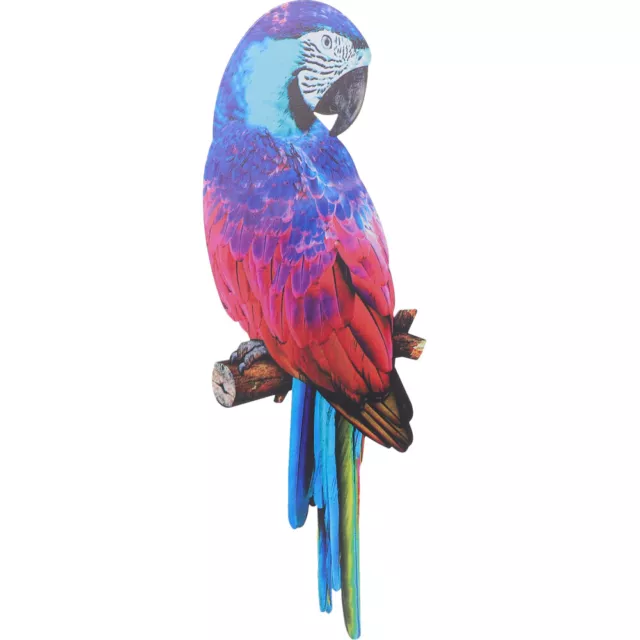 Iron Parrot Pendant Metal Wall Sculpture Bird Tiki Bar Decorations Decorative