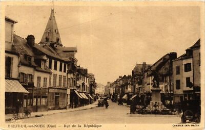 CPA BRETEUIL-sur-NOYE Rue de la Republique (377454)
