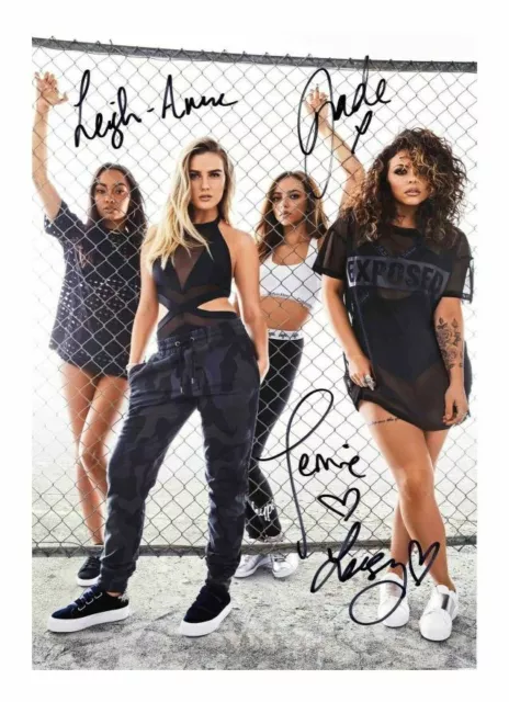 Little Mix Autograph Signed Pp Photo Poster