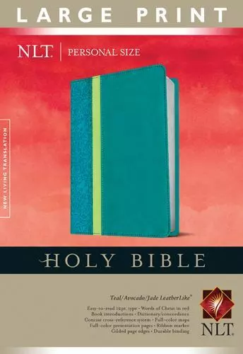 Holy Bible NLT, Personal Size Large Print edition, TuTone [Red Letter, LeatherLi