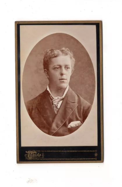 CDV Foto Herrenportrait - Frankfurt Main 1880er