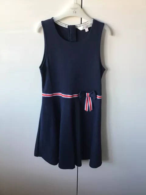 Jasper Conran Girls Navy  Dress Age 7-8