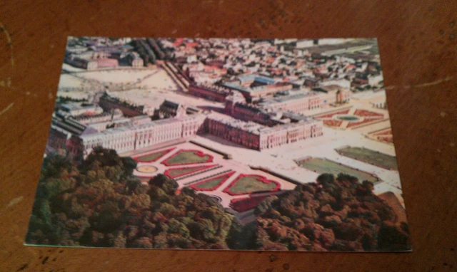 VERSAILLES The Castle And The Park Aerial View Das Schloss Auf Den old Postcard