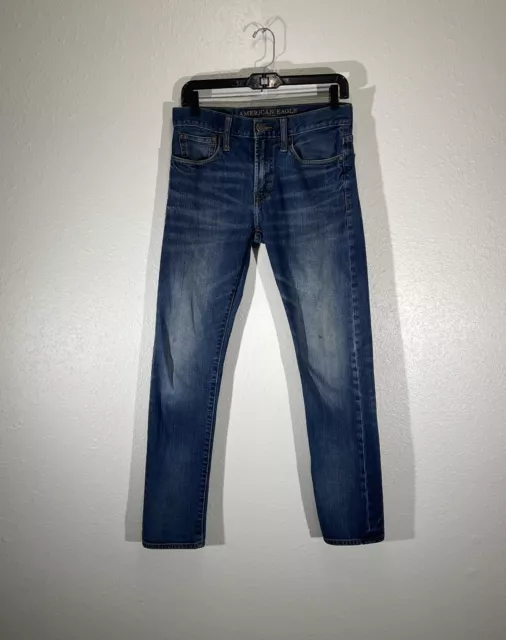 American Eagle Outfitters Mens Jeans 28x30 Slim Straight Leg Denim Cotton Pants