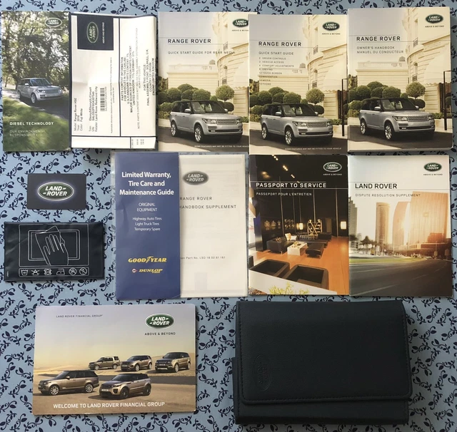 2016.5 Range Rover Owners Manual Navi Supercharged 5.0L V8 Lwb Full Oem Set A+