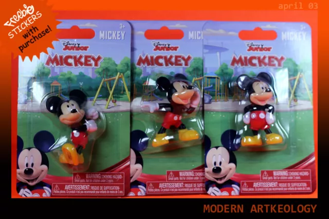 Mickey, Coffret 5 figurines 7,5 cm Articulées, 5 personnages a  collectionner, Jouet pour enfants des 3 ans, MCC08