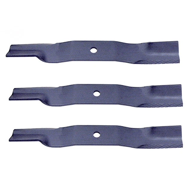 Set of (3)- Heavy Duty High Lift Mower Blades for 54" Cut Fits Kubota K5617-3433